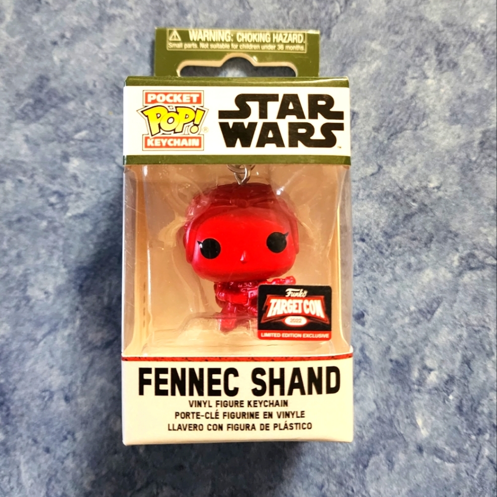 Star Wars The Book of Boba Fett Fennec Shand Funko Pop Keychain - Picture 1 of 7